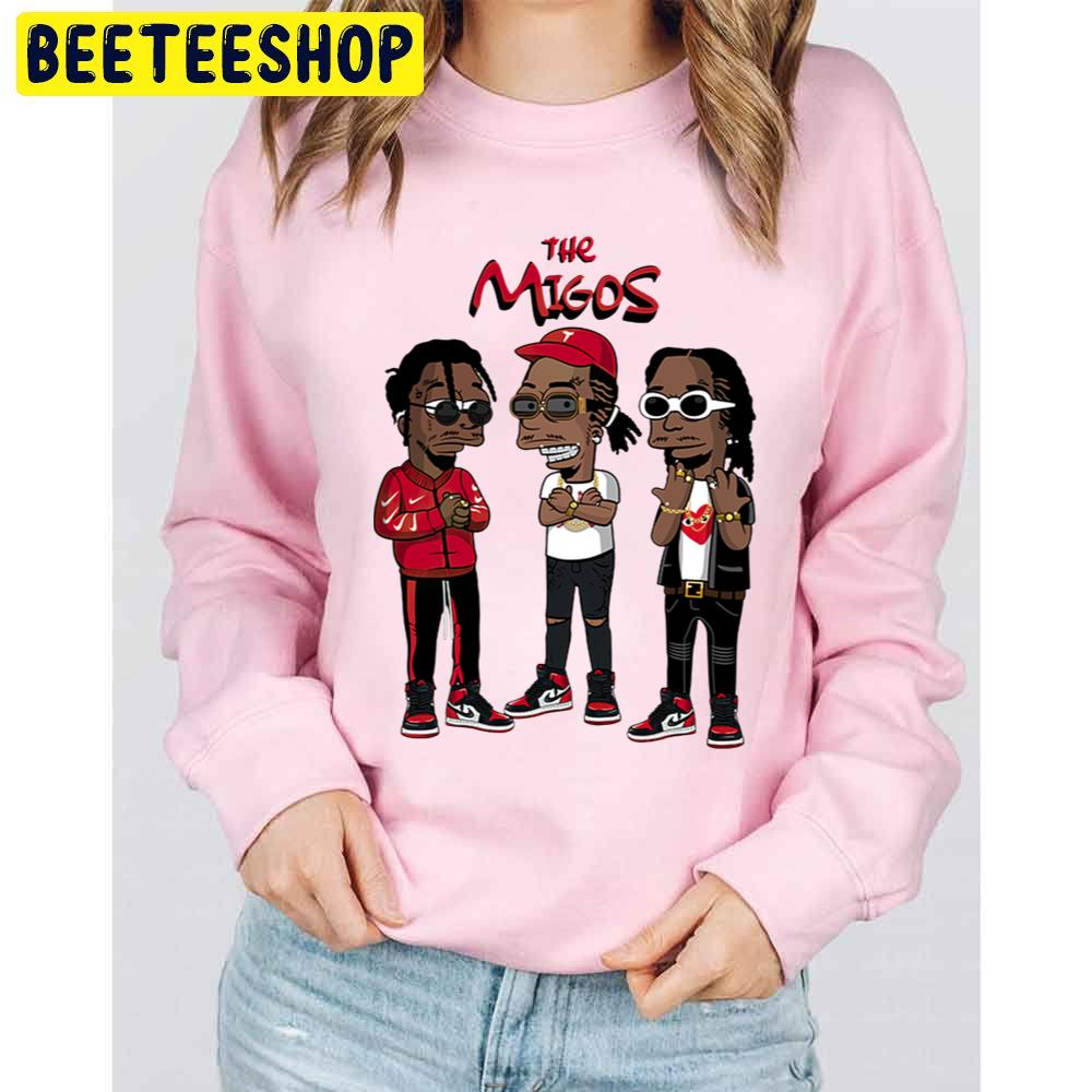 The Migos Simpson Art Trending Unisex Sweatshirt The Migos Simpson Art Trending Unisex Sweatshirt