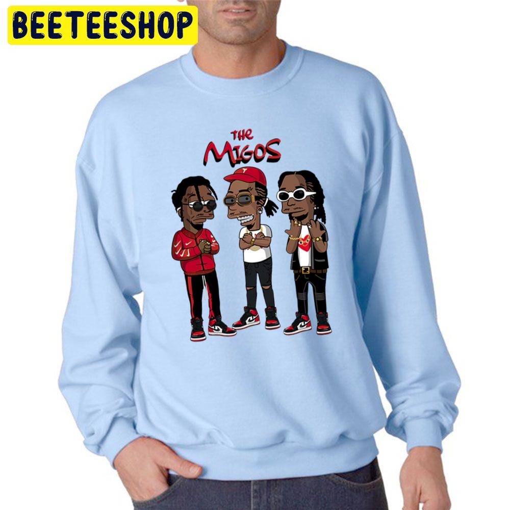 The Migos Simpson Art Trending Unisex Sweatshirt The Migos Simpson Art Trending Unisex Sweatshirt