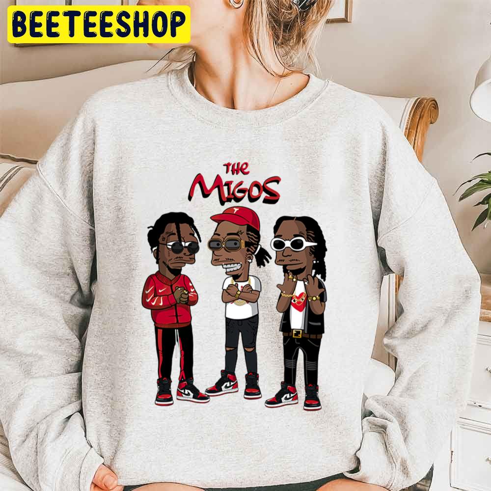 The Migos Simpson Art Trending Unisex Sweatshirt The Migos Simpson Art Trending Unisex Sweatshirt