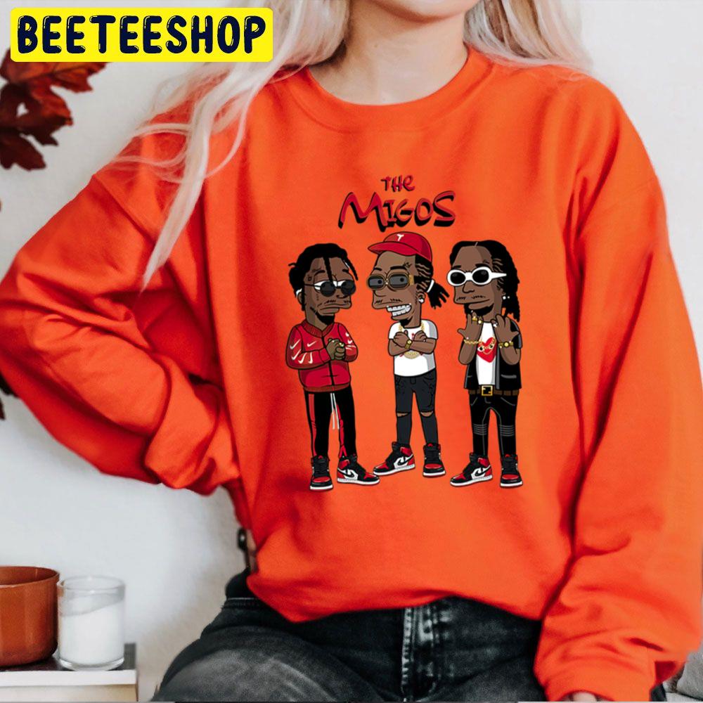 The Migos Simpson Art Trending Unisex Sweatshirt The Migos Simpson Art Trending Unisex Sweatshirt