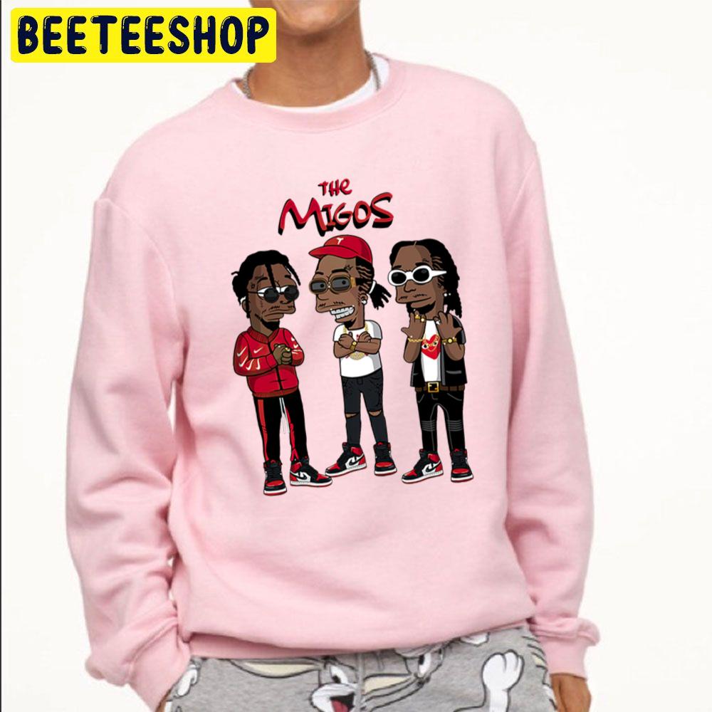 The Migos Simpson Art Trending Unisex Sweatshirt The Migos Simpson Art Trending Unisex Sweatshirt