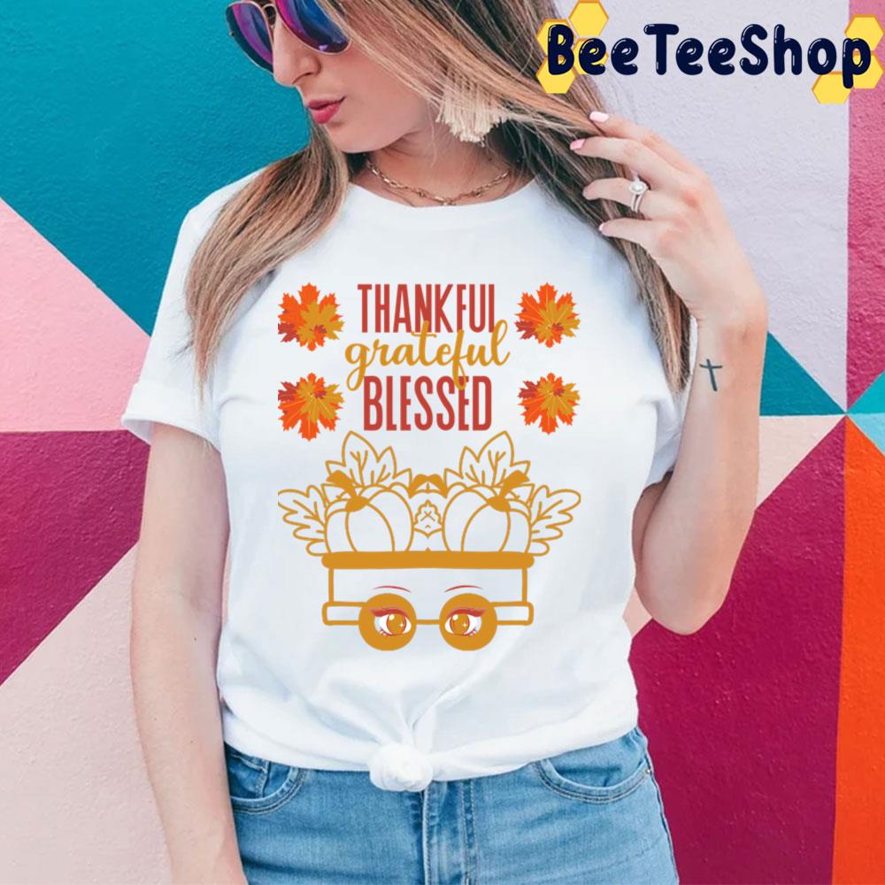 The Pumkin Truck Thankful Grateful Blessed Trending Unisex Sweatshirt The Pumkin Truck Thankful Grateful Blessed Trending Unisex Sweatshirt