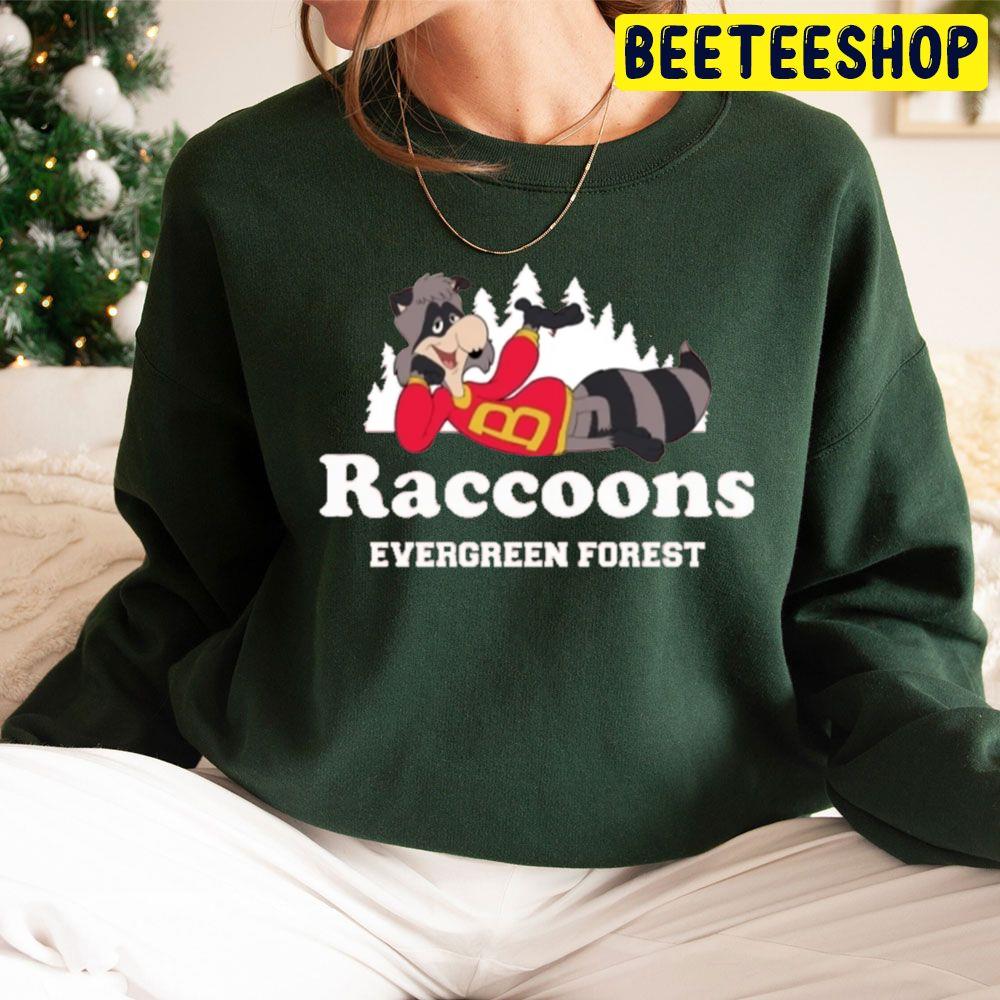 The Raccoons Evergreen Forest Trending Unisex Hoodie The Raccoons Evergreen Forest Trending Unisex Hoodie