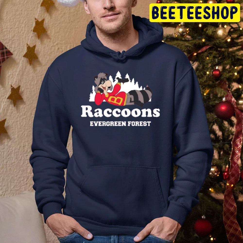 The Raccoons Evergreen Forest Trending Unisex Hoodie The Raccoons Evergreen Forest Trending Unisex Hoodie