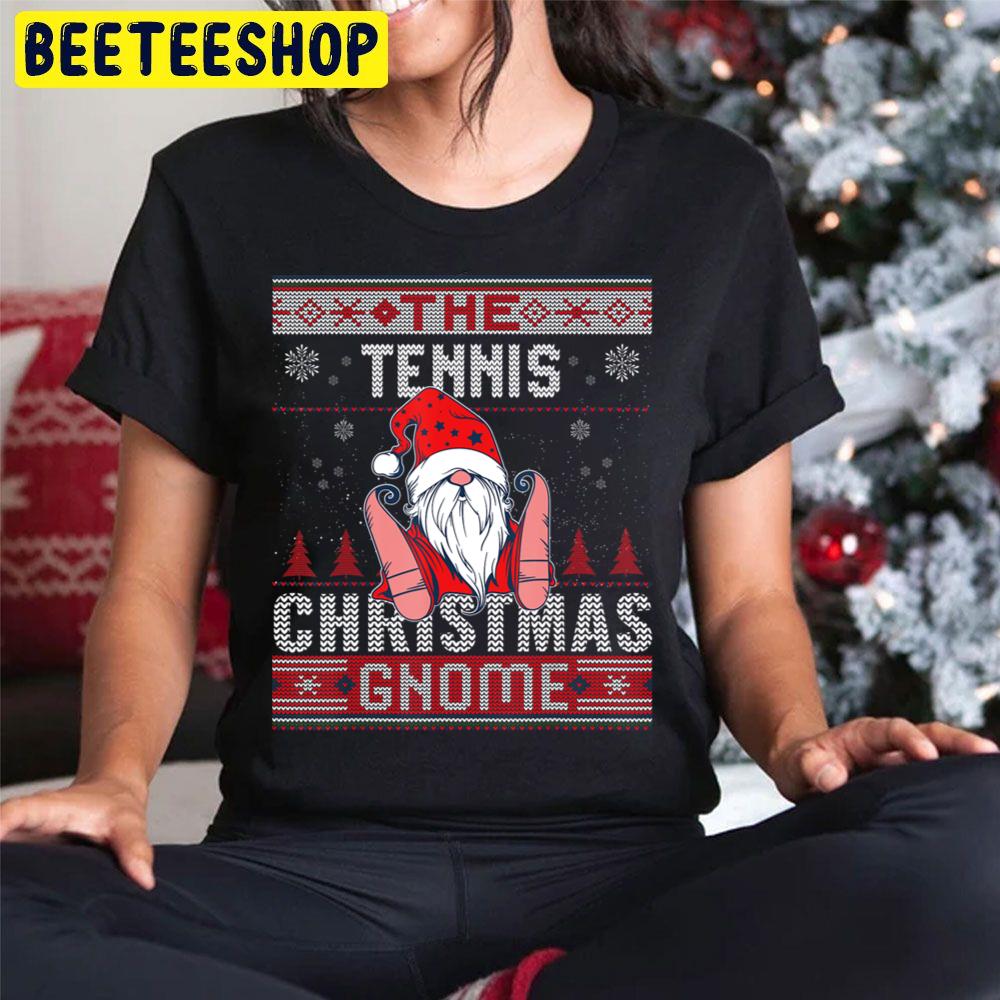 The Tennis Christmas Gnome Matching Family Knit Trending Unisex Hoodie The Tennis Christmas Gnome Matching Family Knit Trending Unisex Hoodie