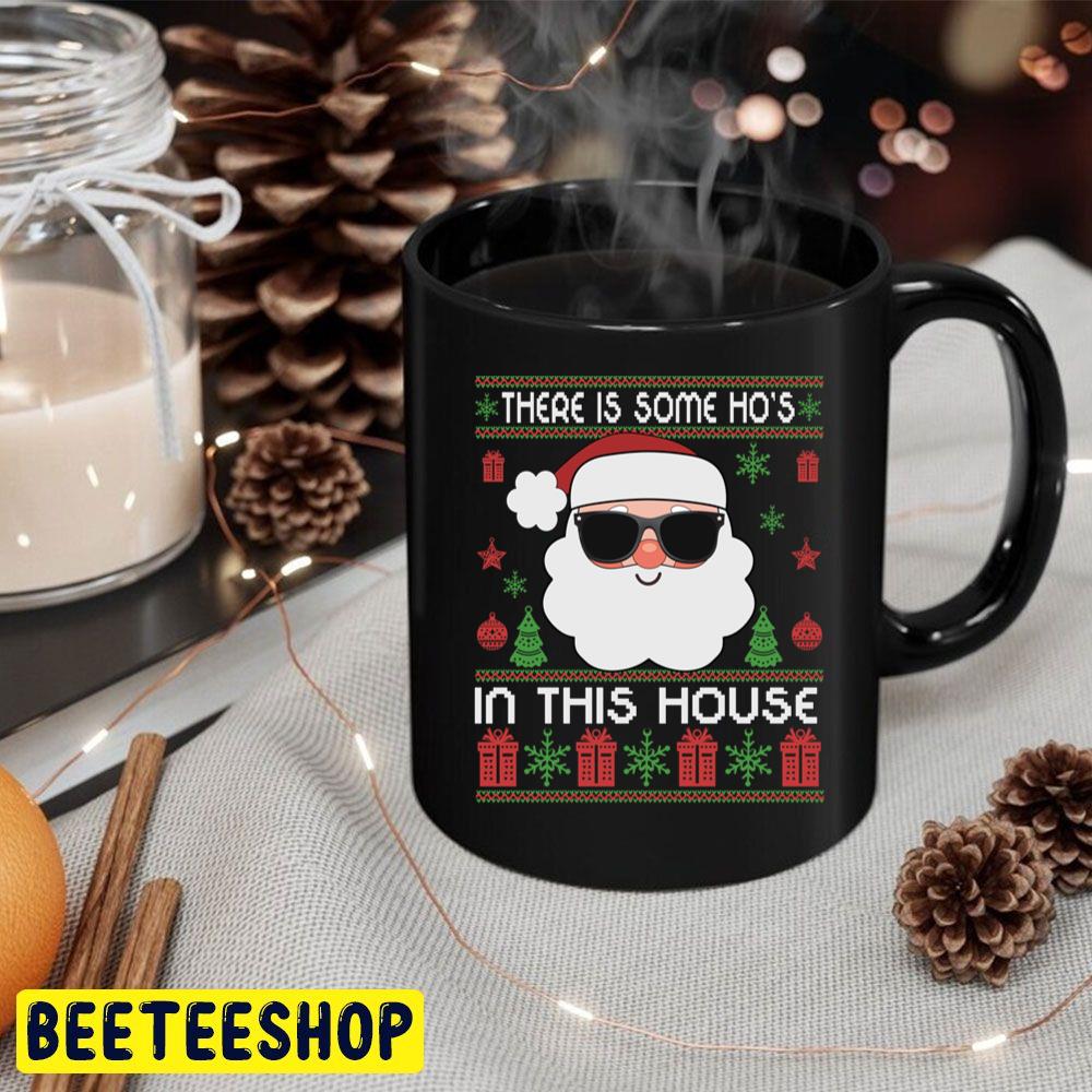 There Is Some Ho's In This House Funny Christmas Knit Pattern Trending Unisex Hoodie There Is Some Ho's In This House Funny Christmas Knit Pattern Trending Unisex Hoodie