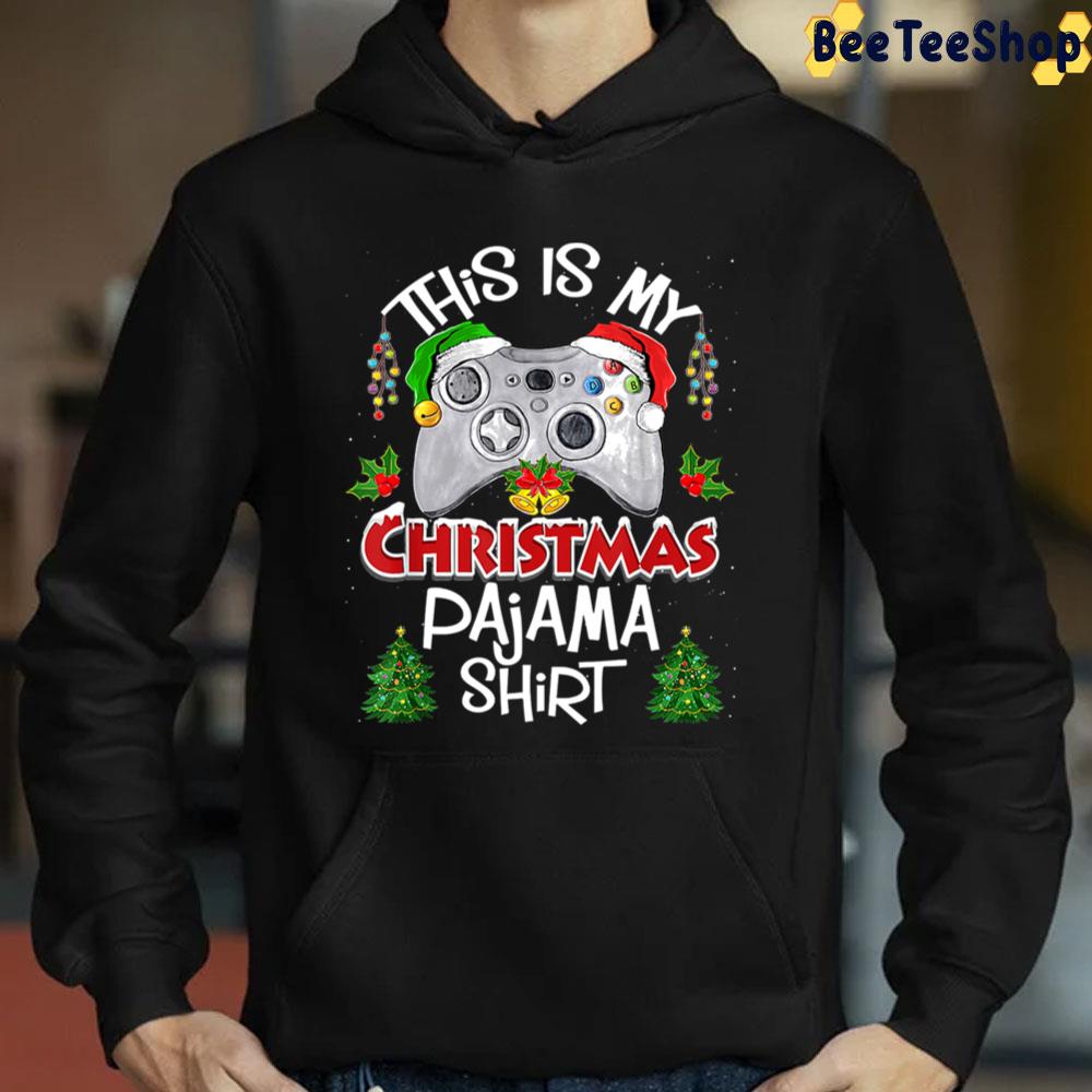 This Is My Christmas Pajama Santa Hat Gamer Trending Unisex Sweatshirt This Is My Christmas Pajama Santa Hat Gamer Trending Unisex Sweatshirt