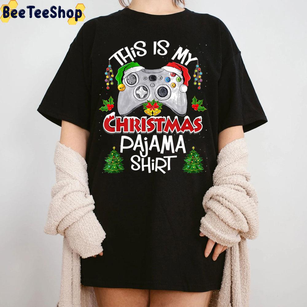This Is My Christmas Pajama Santa Hat Gamer Trending Unisex Sweatshirt This Is My Christmas Pajama Santa Hat Gamer Trending Unisex Sweatshirt