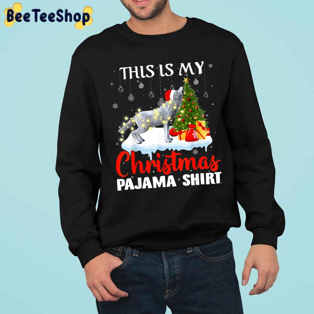 This Is My Christmas Pajama Wolf Matching Family Trending Unisex Sweatshirt This Is My Christmas Pajama Wolf Matching Family Trending Unisex Sweatshirt