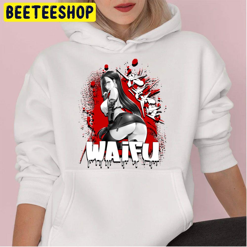 Tifa Lockhart Graffiti Ff7 Remake Trending Unisex Hoodie Tifa Lockhart Graffiti Ff7 Remake Trending Unisex Hoodie