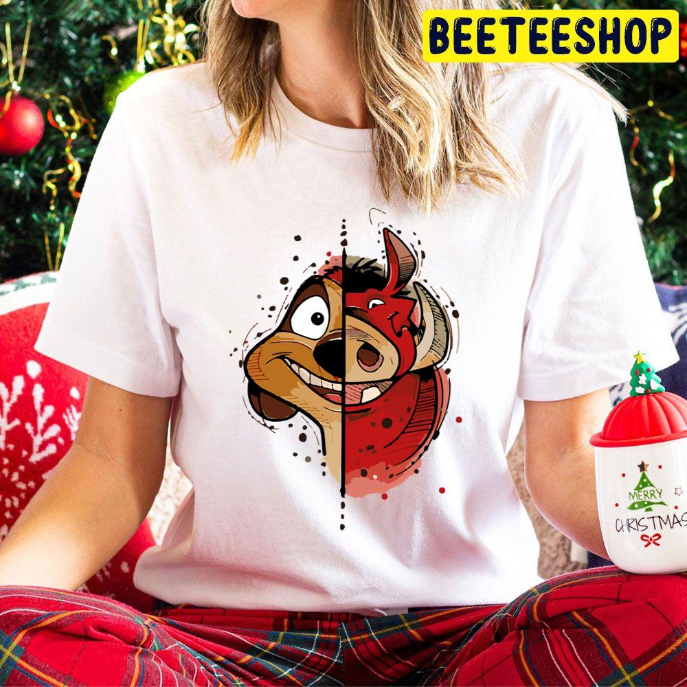 Timon And Pumbaa Face Trending Unisex Hoodie Timon And Pumbaa Face Trending Unisex Hoodie