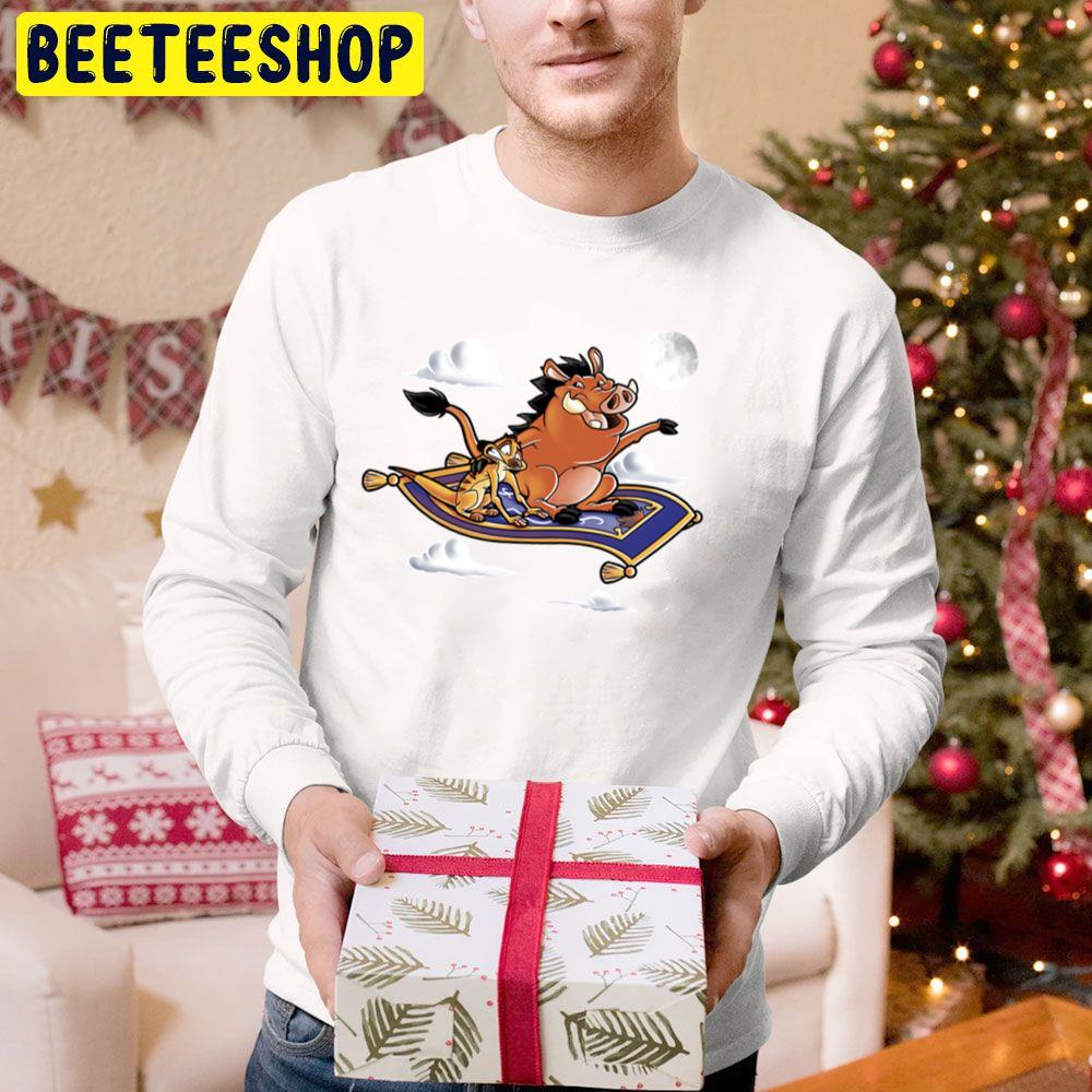 Timon And Pumbaa Magic Carpet Trending Unisex Hoodie Timon And Pumbaa Magic Carpet Trending Unisex Hoodie