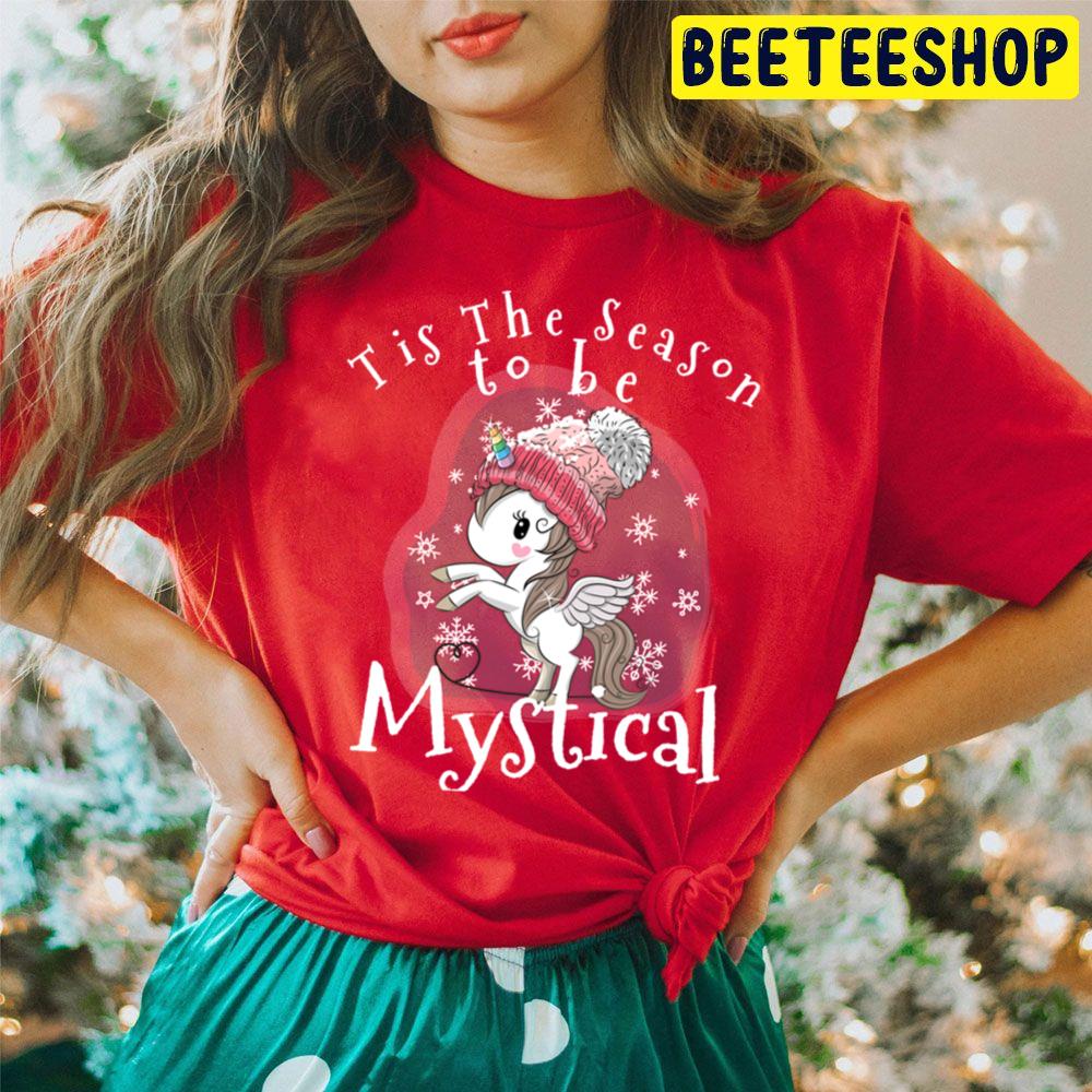 Tis The Season To Be Mystical Christmas Unicorn Trending Unisex Hoodie Tis The Season To Be Mystical Christmas Unicorn Trending Unisex Hoodie