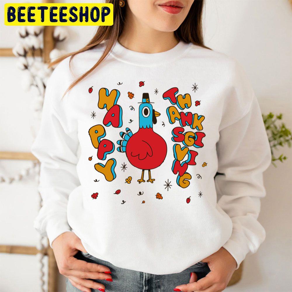 Toddler Happy Thanksgiving Trending Unisex Sweatshirt Toddler Happy Thanksgiving Trending Unisex Sweatshirt