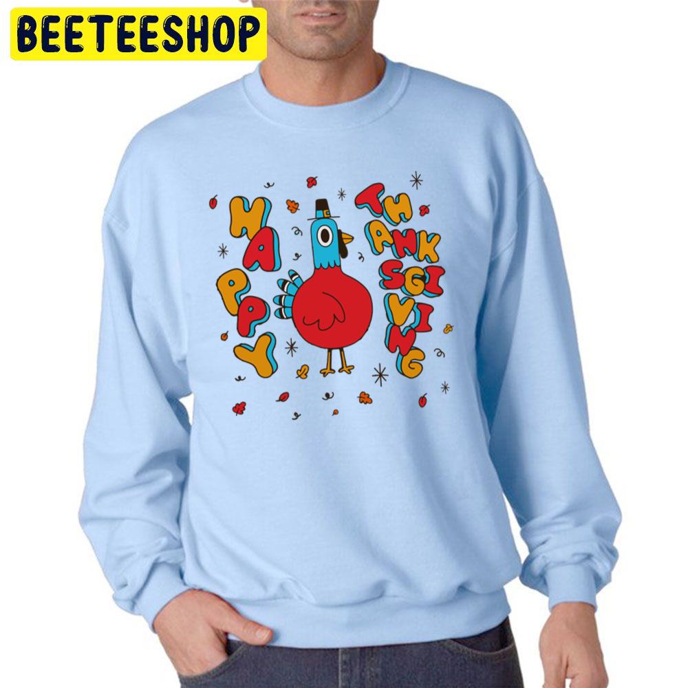 Toddler Happy Thanksgiving Trending Unisex Sweatshirt Toddler Happy Thanksgiving Trending Unisex Sweatshirt