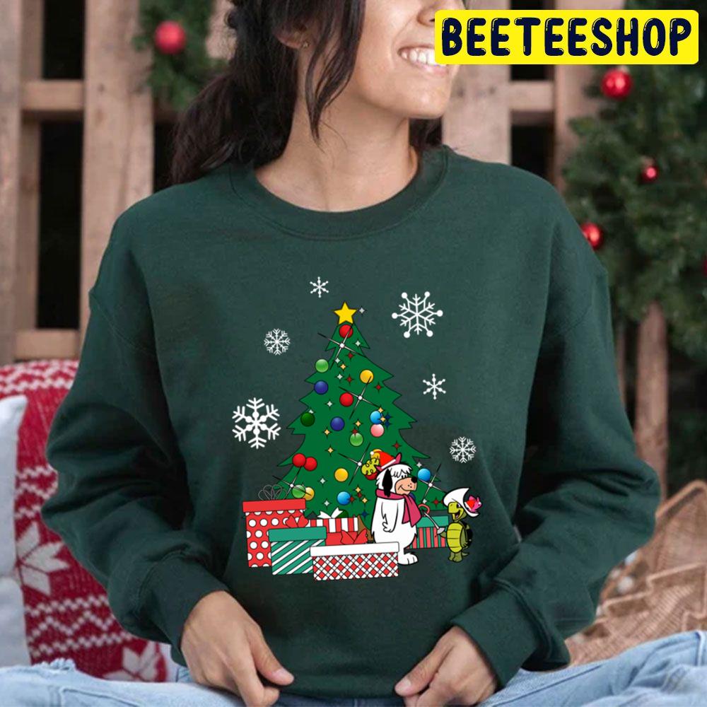 Touche Turtle And Dum Dum Around The Christmas Tree Trending Unisex Hoodie Touche Turtle And Dum Dum Around The Christmas Tree Trending Unisex Hoodie