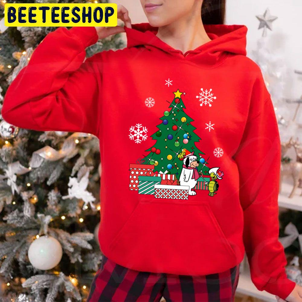 Touche Turtle And Dum Dum Around The Christmas Tree Trending Unisex Hoodie Touche Turtle And Dum Dum Around The Christmas Tree Trending Unisex Hoodie