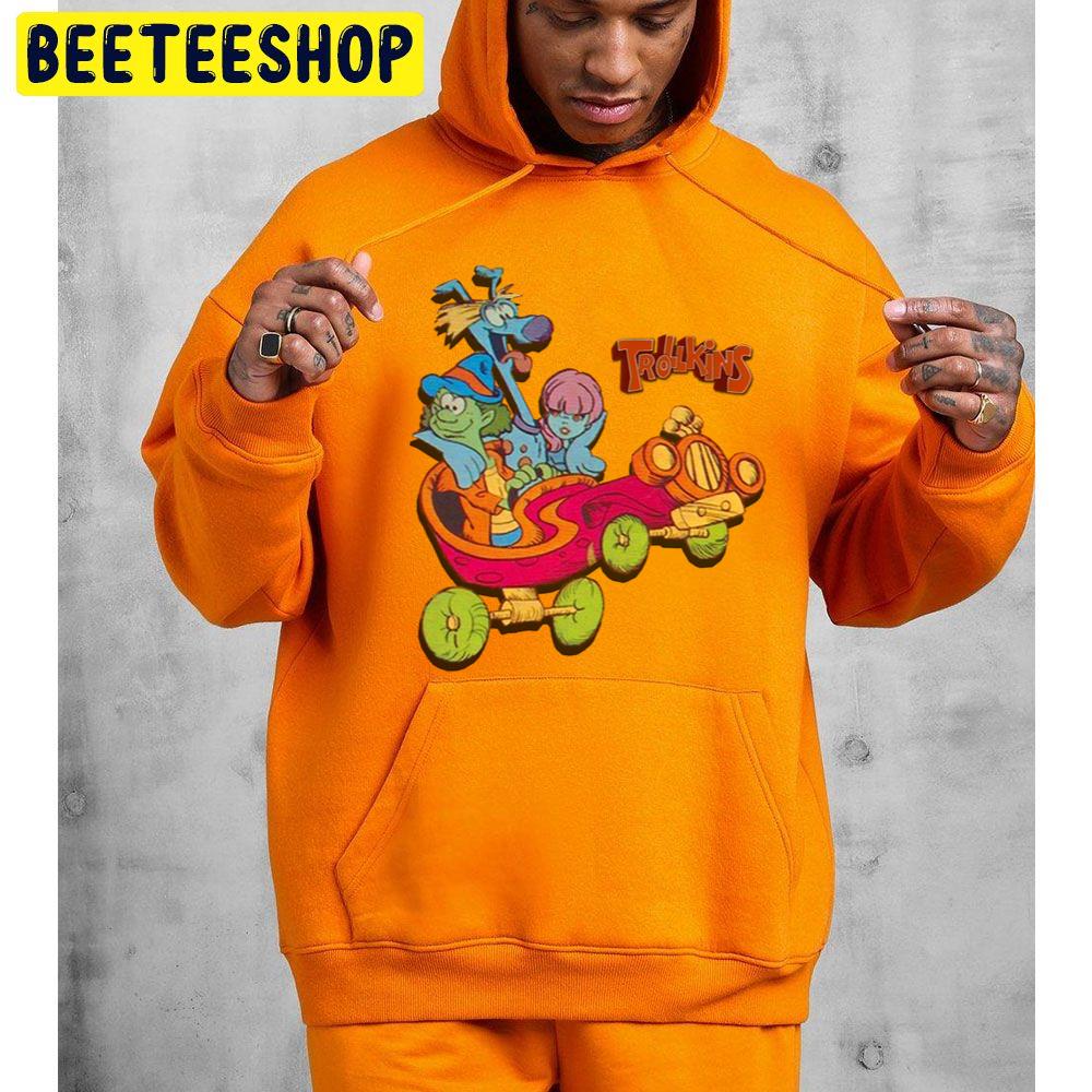 Trollkins Flooky Pixlee And Blitz 80s Retro Tribute Trending Unisex Hoodie Trollkins Flooky Pixlee And Blitz 80s Retro Tribute Trending Unisex Hoodie