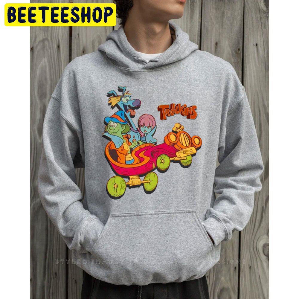 Trollkins Flooky Pixlee And Blitz 80s Retro Tribute Trending Unisex Hoodie Trollkins Flooky Pixlee And Blitz 80s Retro Tribute Trending Unisex Hoodie