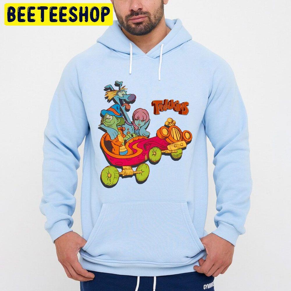 Trollkins Flooky Pixlee And Blitz 80s Retro Tribute Trending Unisex Hoodie Trollkins Flooky Pixlee And Blitz 80s Retro Tribute Trending Unisex Hoodie