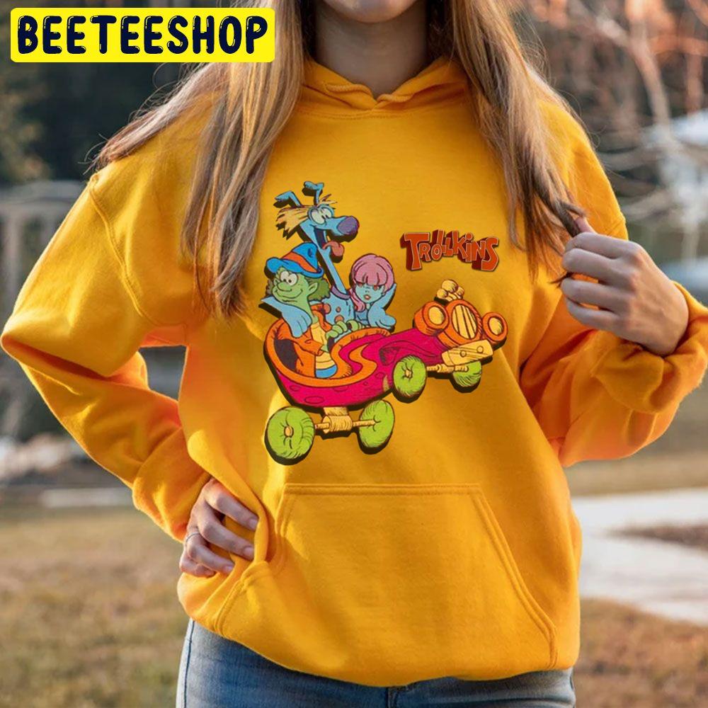Trollkins Flooky Pixlee And Blitz 80s Retro Tribute Trending Unisex Hoodie Trollkins Flooky Pixlee And Blitz 80s Retro Tribute Trending Unisex Hoodie