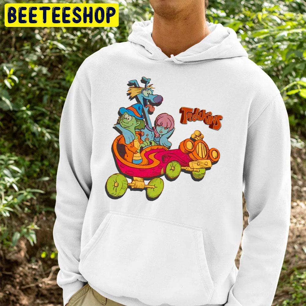 Trollkins Flooky Pixlee And Blitz 80s Retro Tribute Trending Unisex Hoodie Trollkins Flooky Pixlee And Blitz 80s Retro Tribute Trending Unisex Hoodie