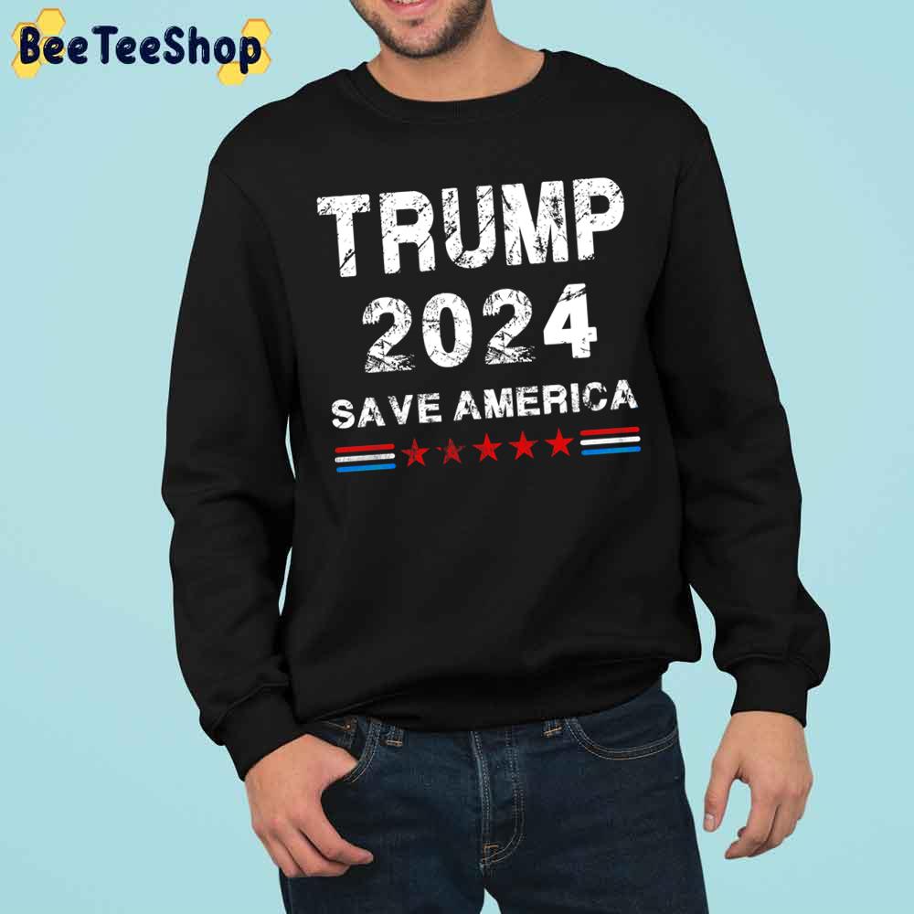 Trump 2024 Save America Trending Unisex Sweatshirt Trump 2024 Save America Trending Unisex Sweatshirt