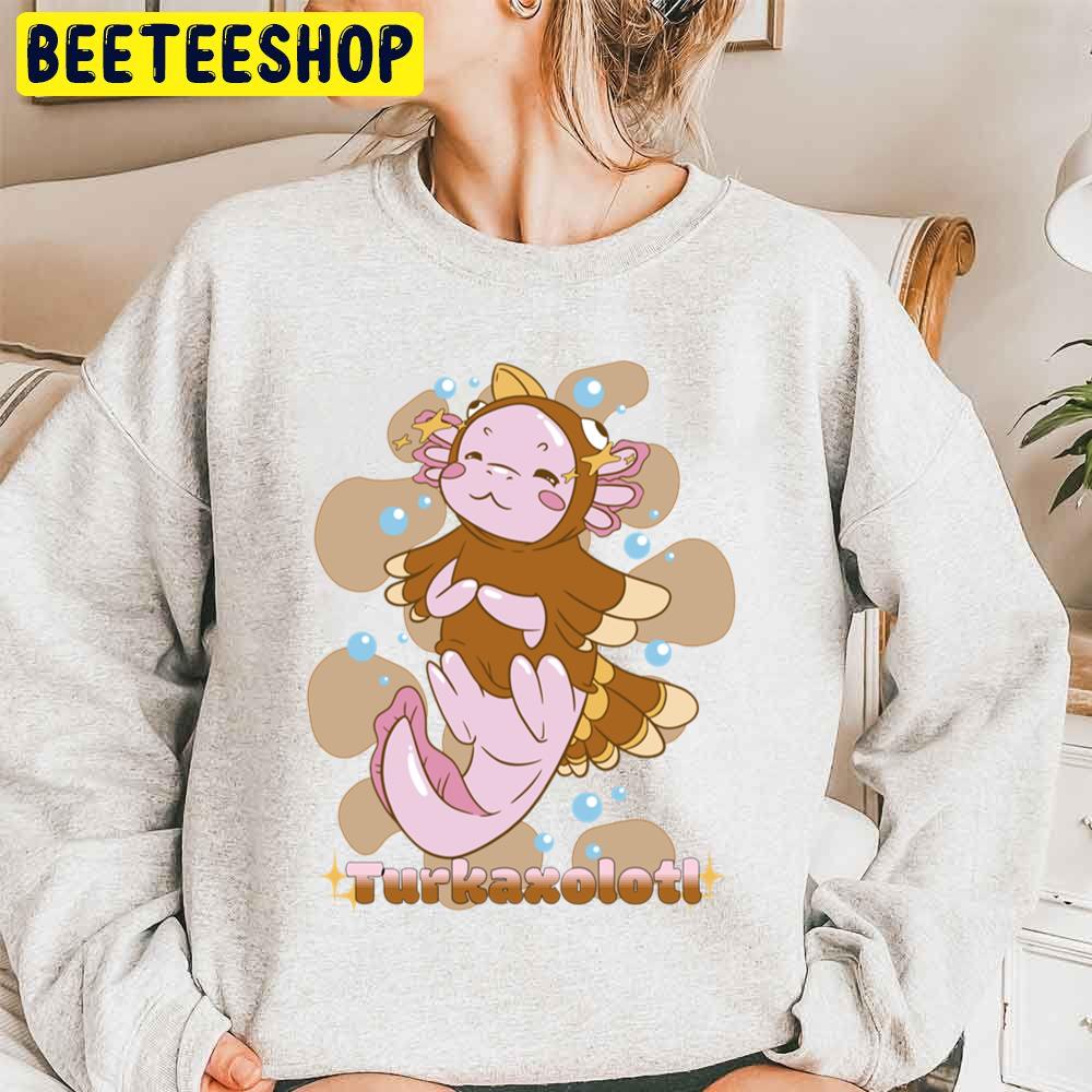 Turkaxolotl Thanksgiving Kawaii Axolotl Trending Unisex Sweatshirt Turkaxolotl Thanksgiving Kawaii Axolotl Trending Unisex Sweatshirt