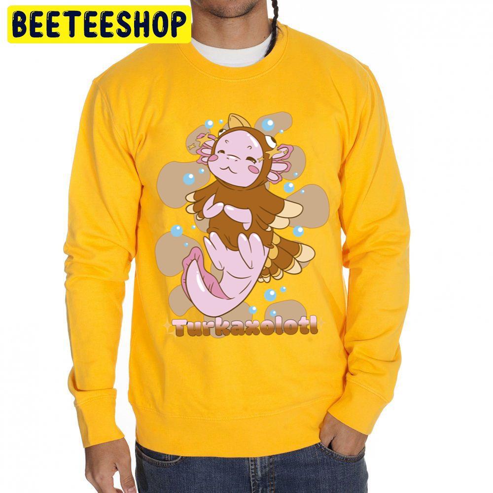 Turkaxolotl Thanksgiving Kawaii Axolotl Trending Unisex Sweatshirt Turkaxolotl Thanksgiving Kawaii Axolotl Trending Unisex Sweatshirt