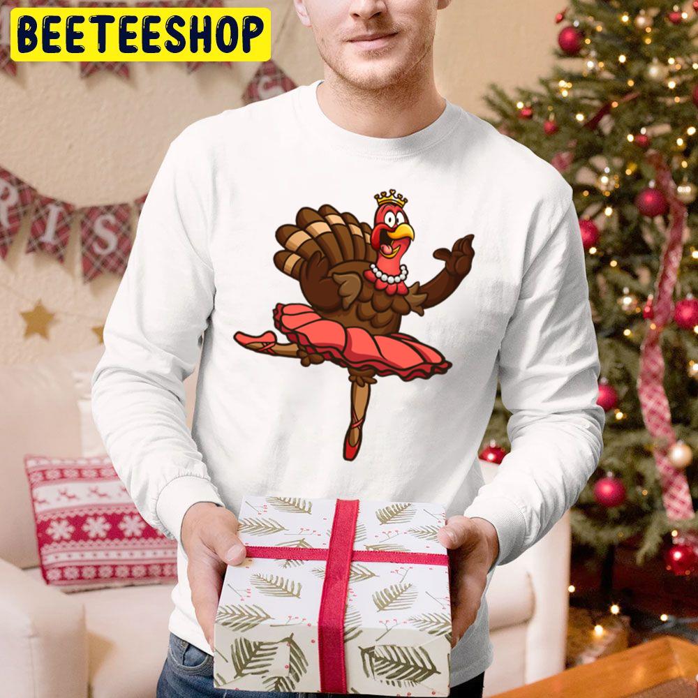 Turkey Ballerina Thanksgiving Trending Unisex Hoodie Turkey Ballerina Thanksgiving Trending Unisex Hoodie