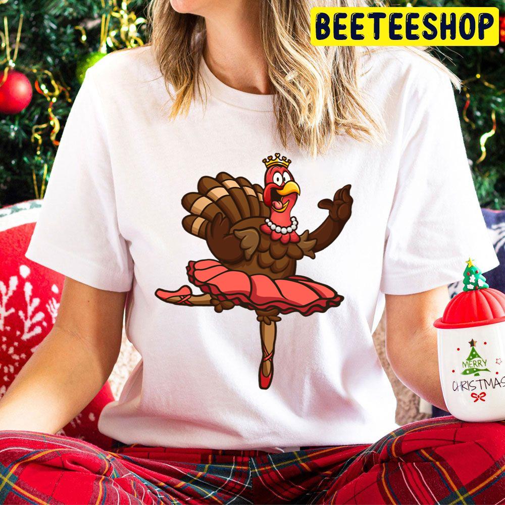 Turkey Ballerina Thanksgiving Trending Unisex Hoodie Turkey Ballerina Thanksgiving Trending Unisex Hoodie