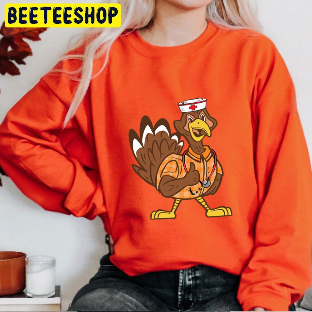 Turkey Nurse Holiday Nursing Trending Unisex Sweatshirt Turkey Nurse Holiday Nursing Trending Unisex Sweatshirt