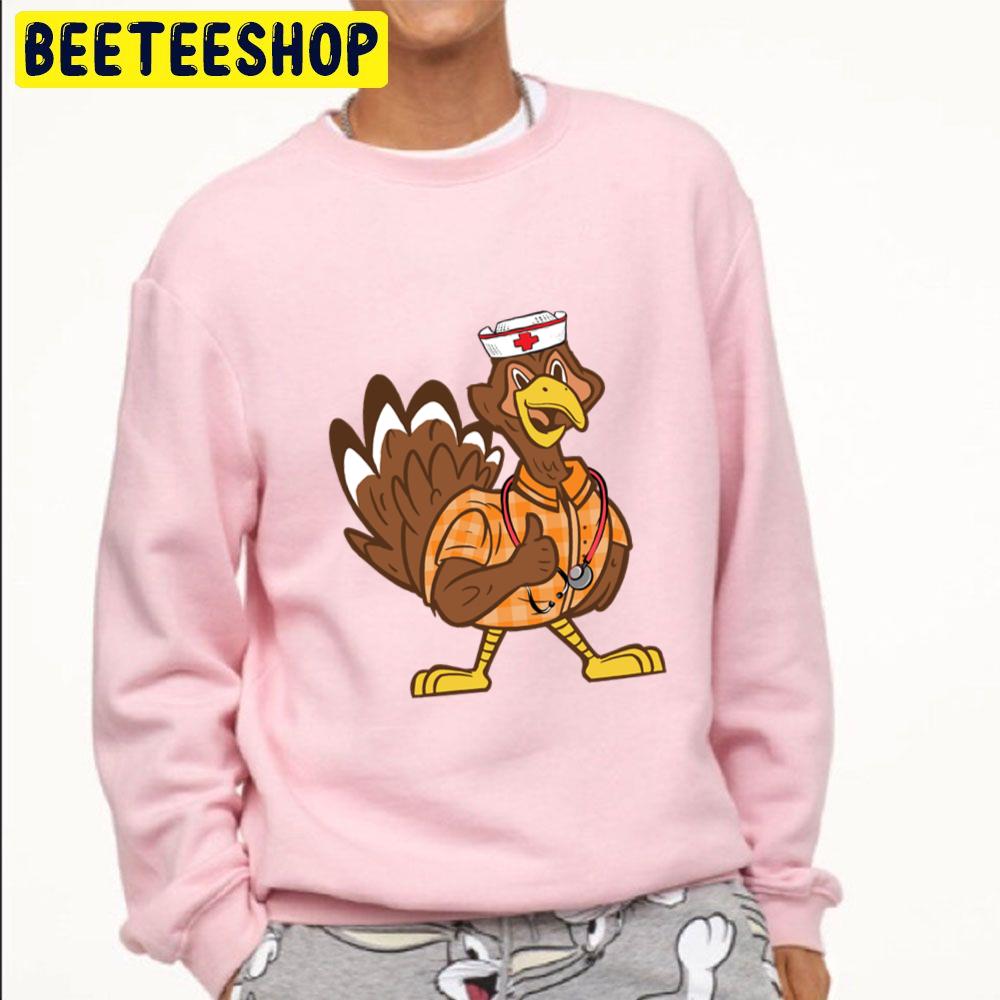Turkey Nurse Holiday Nursing Trending Unisex Sweatshirt Turkey Nurse Holiday Nursing Trending Unisex Sweatshirt