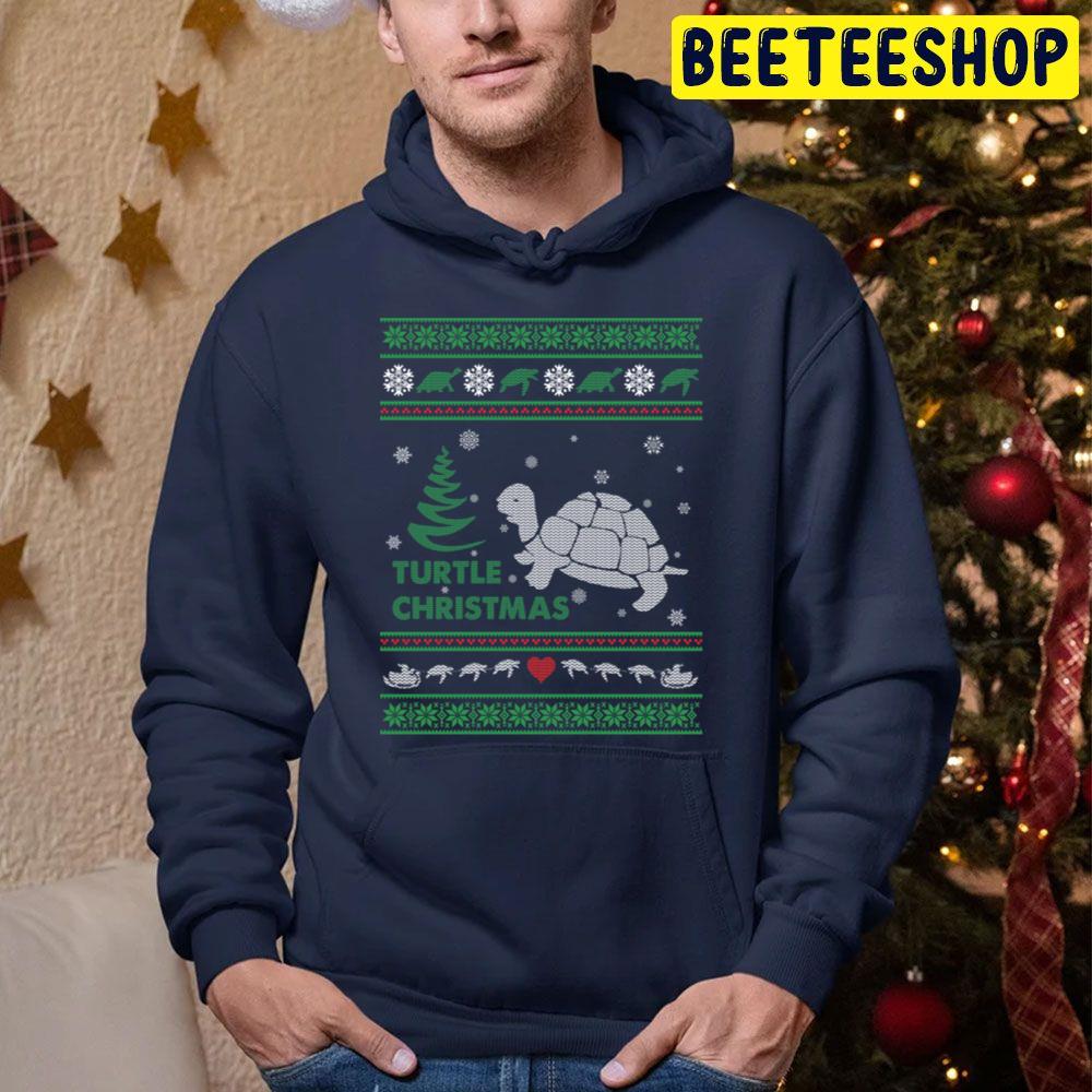 Turtle Knit Christmas Trending Unisex Hoodie Turtle Knit Christmas Trending Unisex Hoodie
