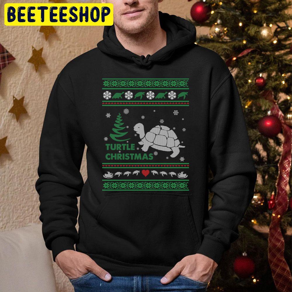 Turtle Knit Christmas Trending Unisex Hoodie Turtle Knit Christmas Trending Unisex Hoodie