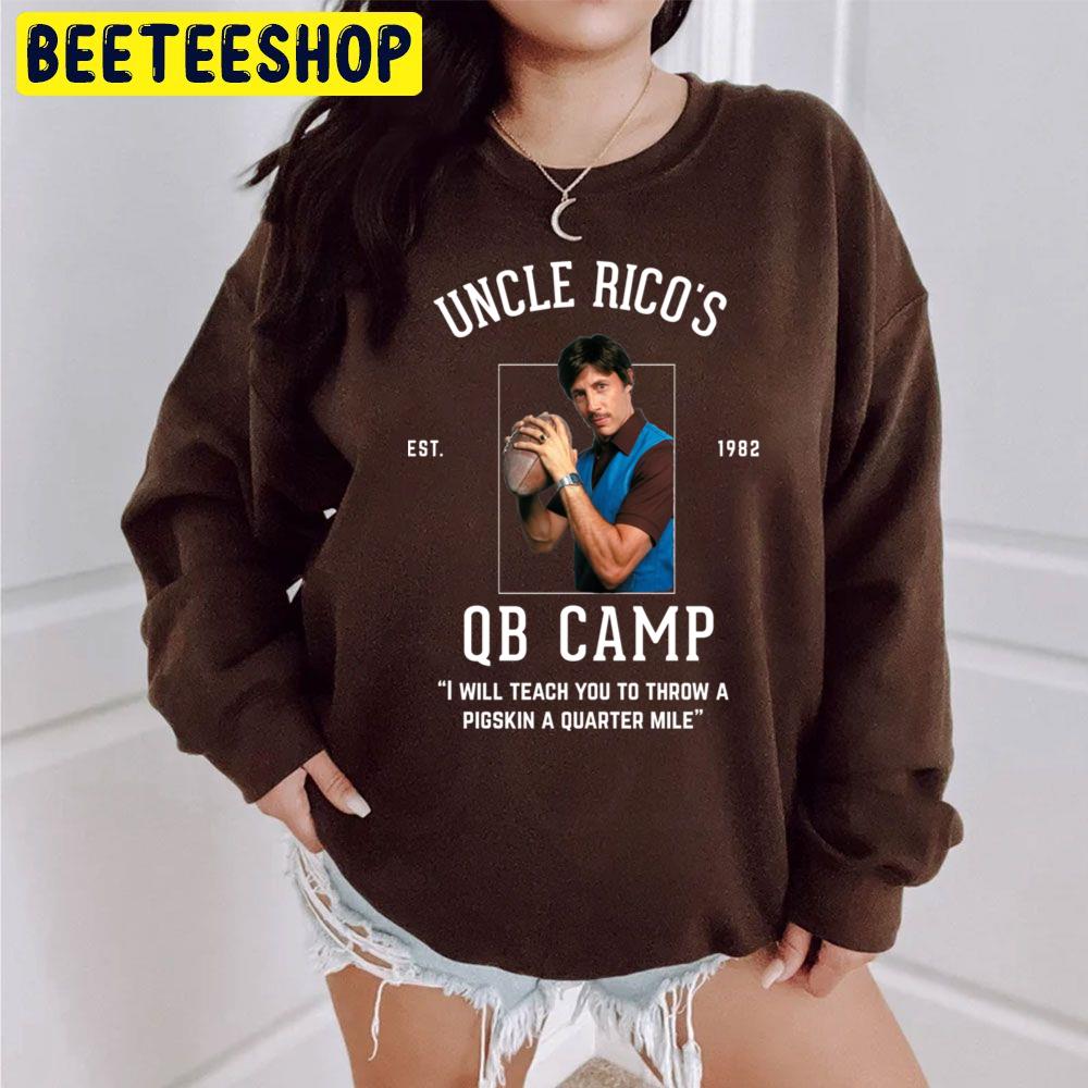 Uncle Rico's Qb Camp 1982 I Will Teach You To Throw A Pigskin A Quarter Mile Trending Unisex Sweatshirt Uncle Rico's Qb Camp 1982 I Will Teach You To Throw A Pigskin A Quarter Mile Trending Unisex Sweatshirt
