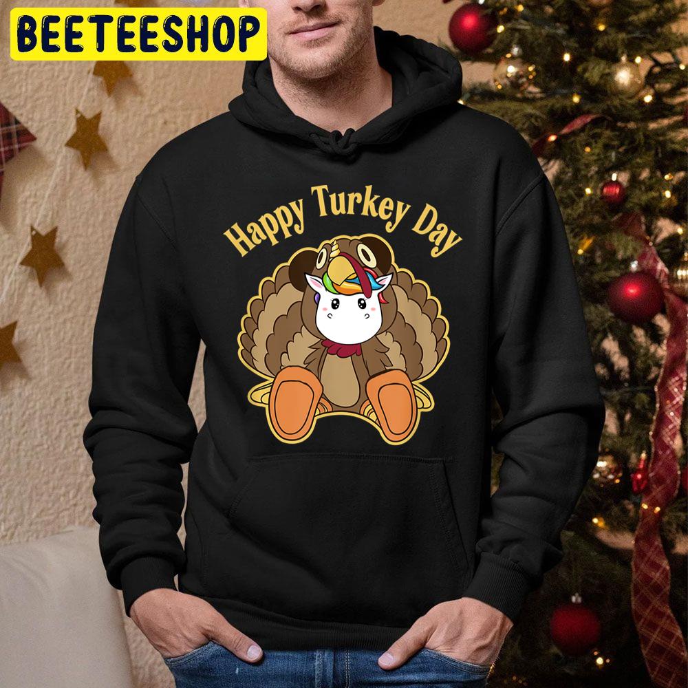 Unicorn Cosplay Turkey Happy Thanksgiving Trending Unisex Hoodie Unicorn Cosplay Turkey Happy Thanksgiving Trending Unisex Hoodie