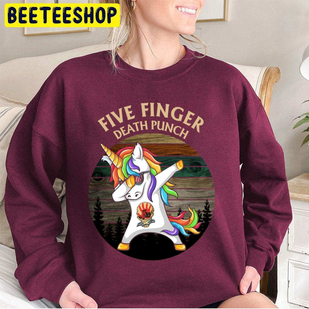 Unicorn Dabbing Five Finger Death Punch Vintage Trending Unisex Sweatshirt Unicorn Dabbing Five Finger Death Punch Vintage Trending Unisex Sweatshirt