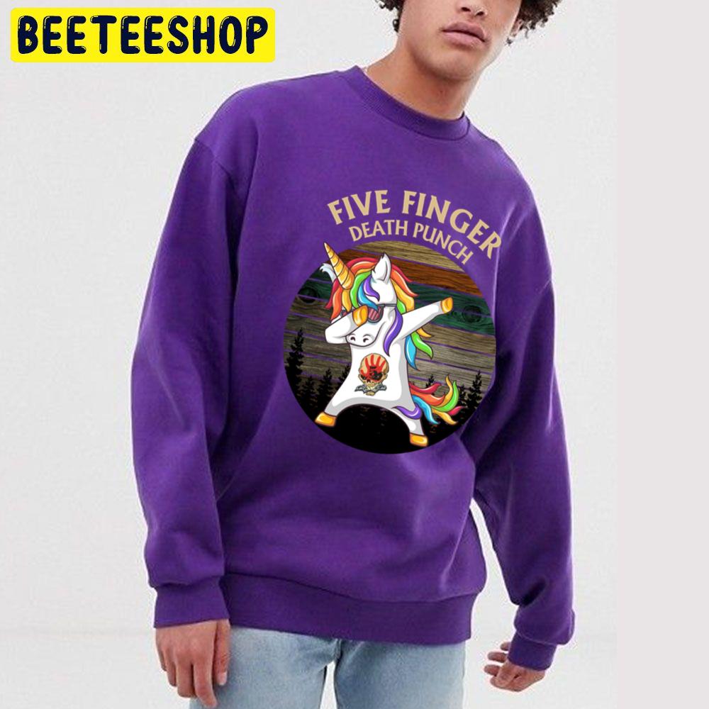 Unicorn Dabbing Five Finger Death Punch Vintage Trending Unisex Sweatshirt Unicorn Dabbing Five Finger Death Punch Vintage Trending Unisex Sweatshirt