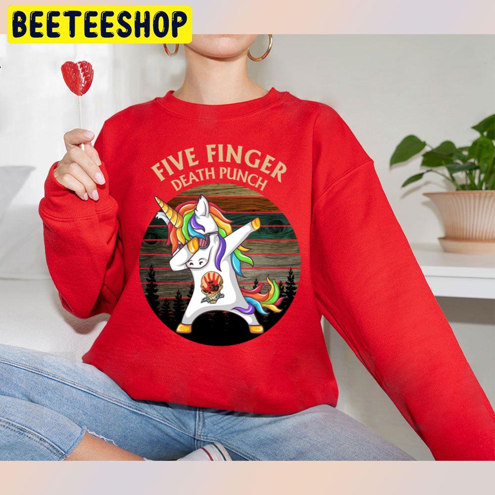 Unicorn Dabbing Five Finger Death Punch Vintage Trending Unisex Sweatshirt Unicorn Dabbing Five Finger Death Punch Vintage Trending Unisex Sweatshirt