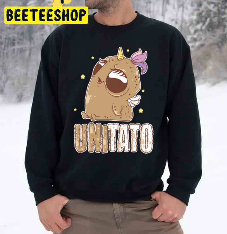 Unitato Potato Kawaii Unicorn Magical Horse Horn Potato Trending Unisex Sweatshirt Unitato Potato Kawaii Unicorn Magical Horse Horn Potato Trending Unisex Sweatshirt