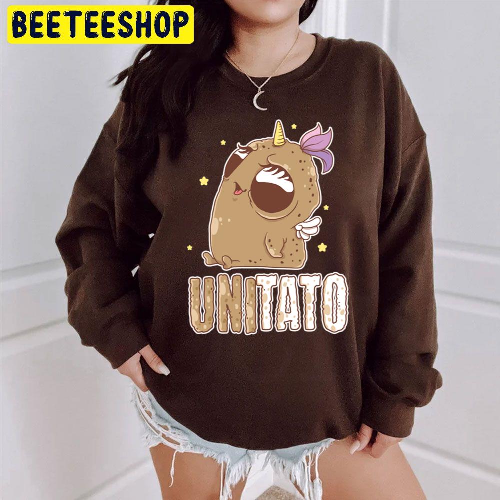 Unitato Potato Kawaii Unicorn Magical Horse Horn Potato Trending Unisex Sweatshirt Unitato Potato Kawaii Unicorn Magical Horse Horn Potato Trending Unisex Sweatshirt