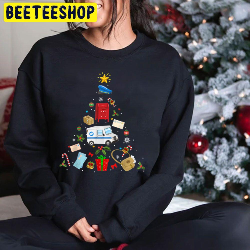 Usps Postal Service Christmas Ornament Tree Xmas Trending Unisex Hoodie Usps Postal Service Christmas Ornament Tree Xmas Trending Unisex Hoodie