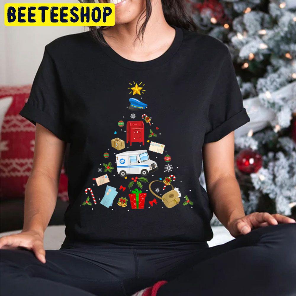 Usps Postal Service Christmas Ornament Tree Xmas Trending Unisex Hoodie Usps Postal Service Christmas Ornament Tree Xmas Trending Unisex Hoodie