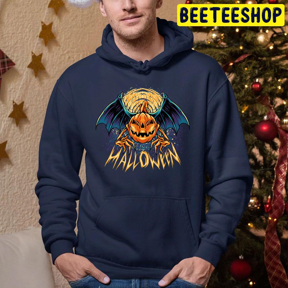 Vampire Bat Pumpkins Halloween Trending Unisex Hoodie Vampire Bat Pumpkins Halloween Trending Unisex Hoodie