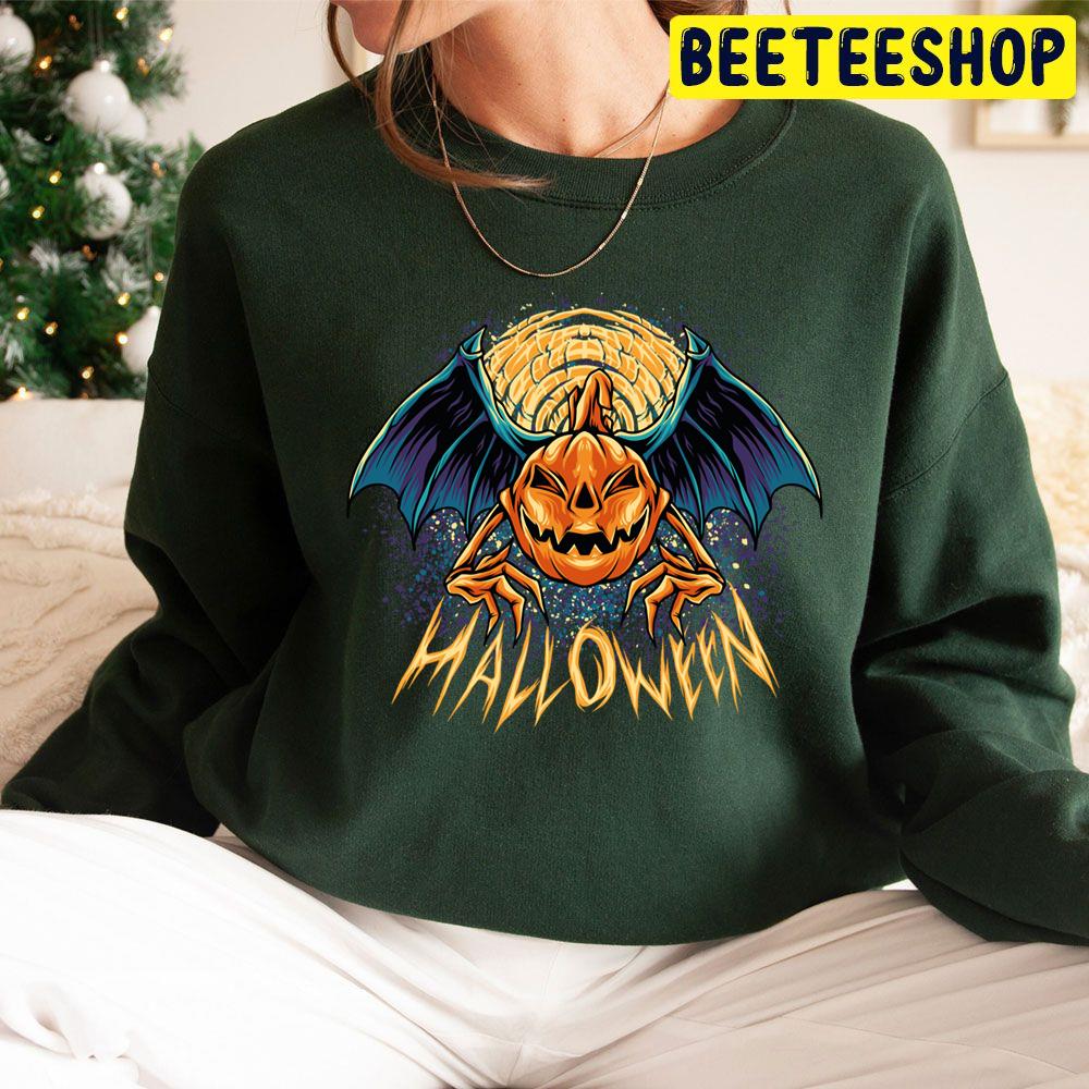 Vampire Bat Pumpkins Halloween Trending Unisex Hoodie Vampire Bat Pumpkins Halloween Trending Unisex Hoodie
