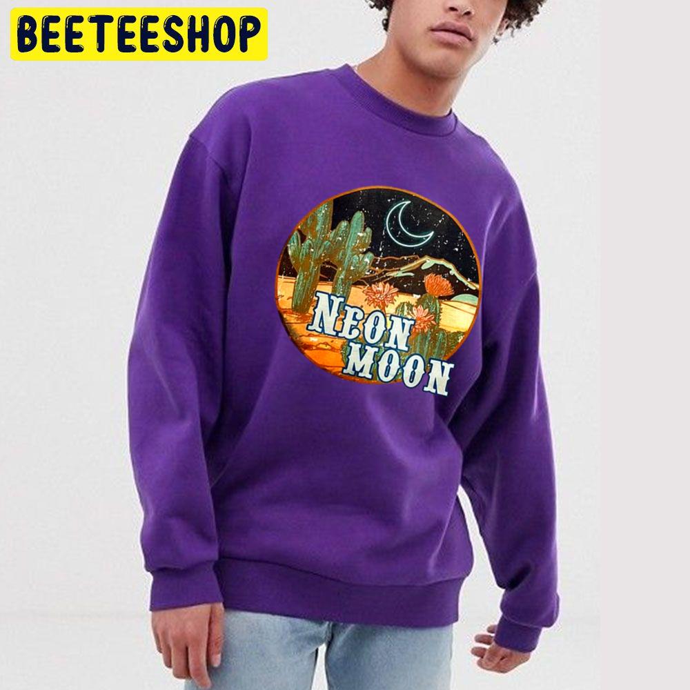 Vintage Brooks Neon Moon Trending Unisex Sweatshirt Vintage Brooks Neon Moon Trending Unisex Sweatshirt