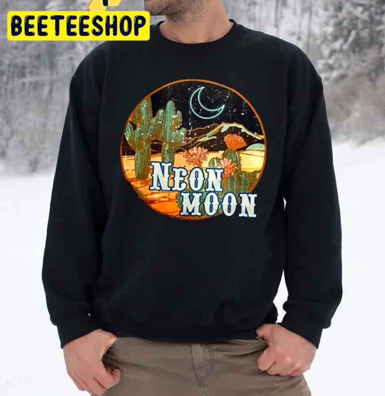 Vintage Brooks Neon Moon Trending Unisex Sweatshirt Vintage Brooks Neon Moon Trending Unisex Sweatshirt