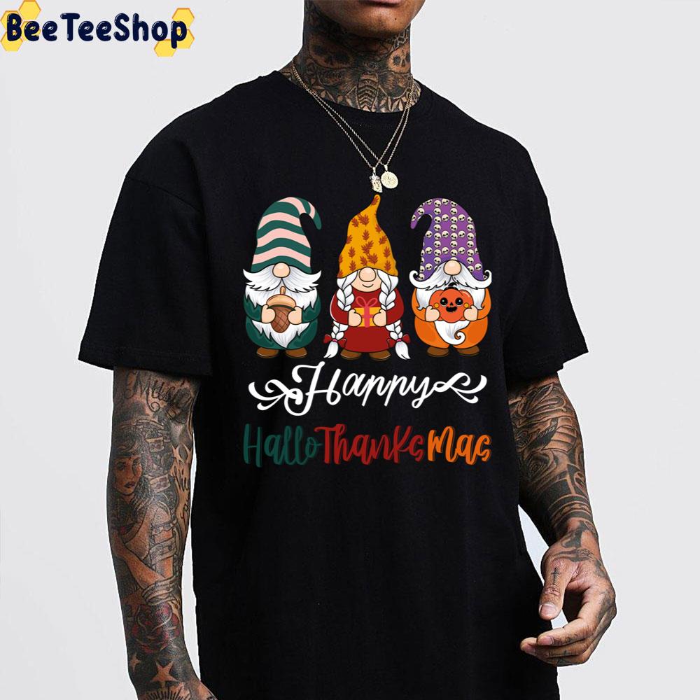Vintage Gnomes Happy Hallothanksmas Trending Unisex Sweatshirt Vintage Gnomes Happy Hallothanksmas Trending Unisex Sweatshirt