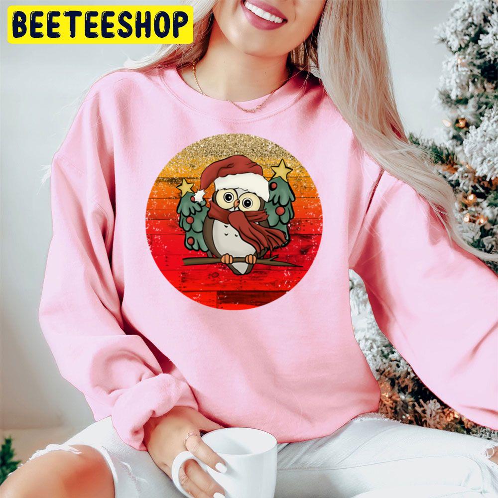 Vintage Owl Funny Christmas Trending Unisex Hoodie Vintage Owl Funny Christmas Trending Unisex Hoodie